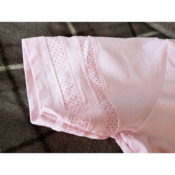 Bebe Sport Orchid Sequin Boxy SS Tee-NWT- Medium - Picture 4 of 6